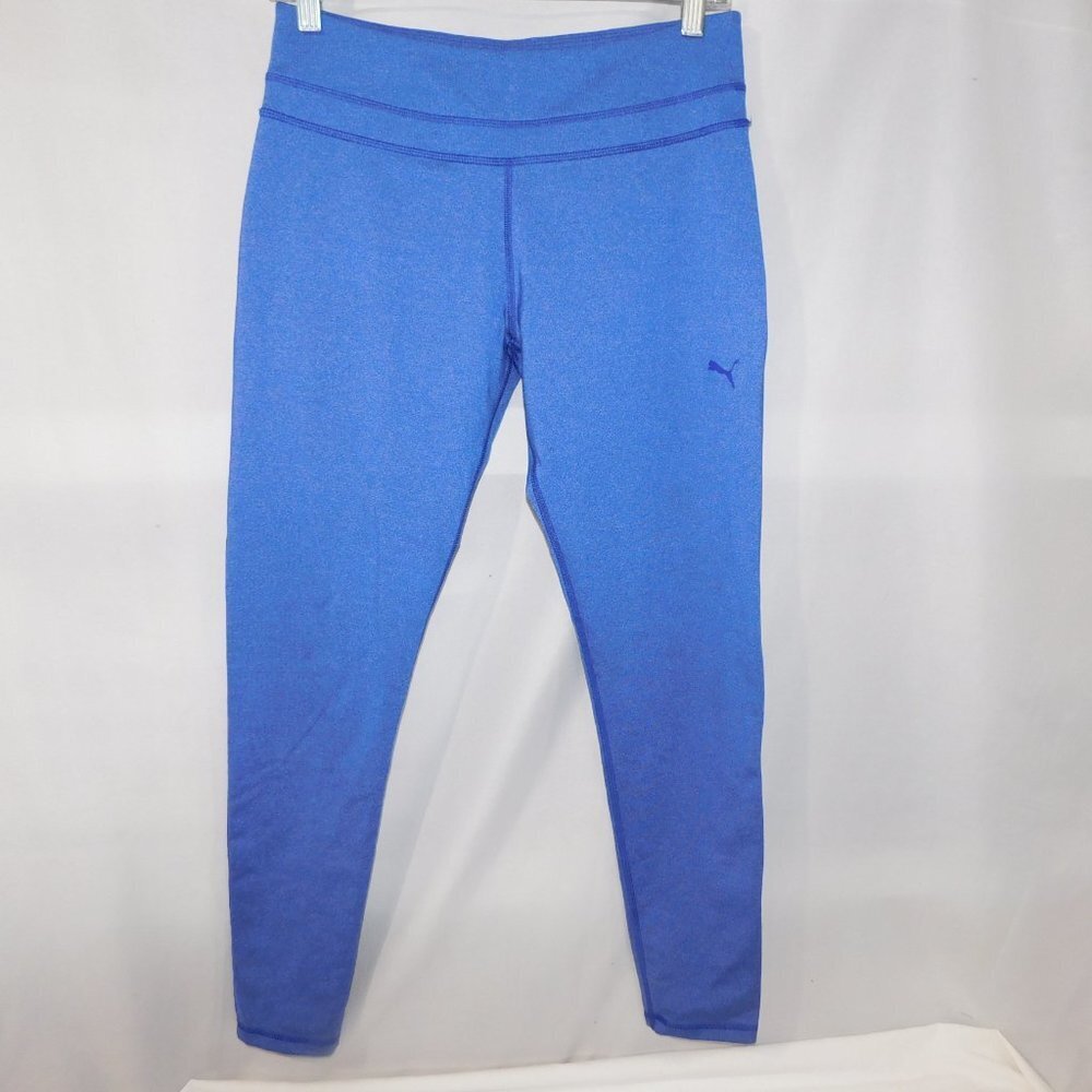 PUMA Blue DryCell Activewear Workout Leggings Womens L